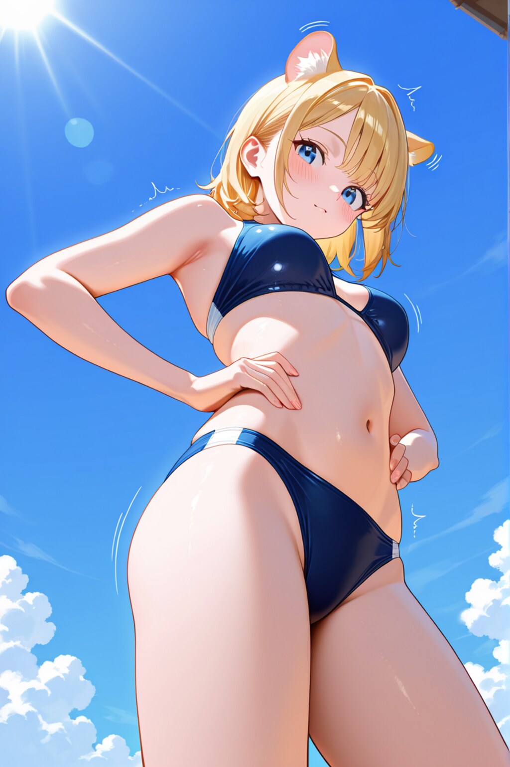 けも耳★下から見上げて