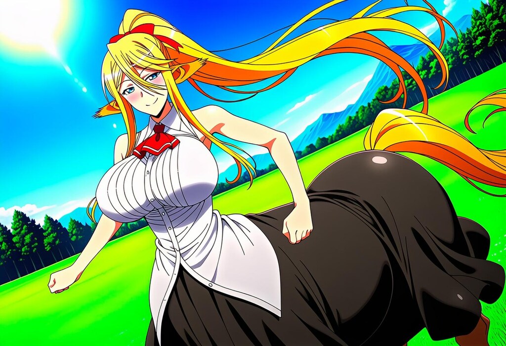 髪飾り騎士コスプレモン娘人妻ケンタウロス