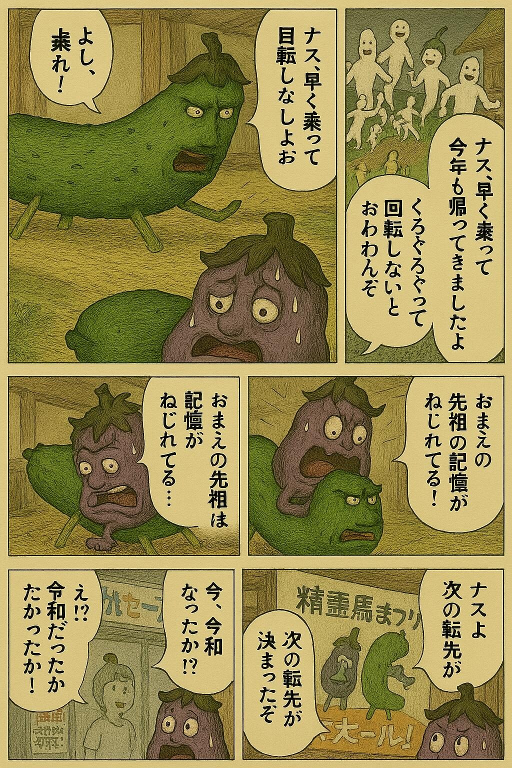 精霊馬でくにへかえる