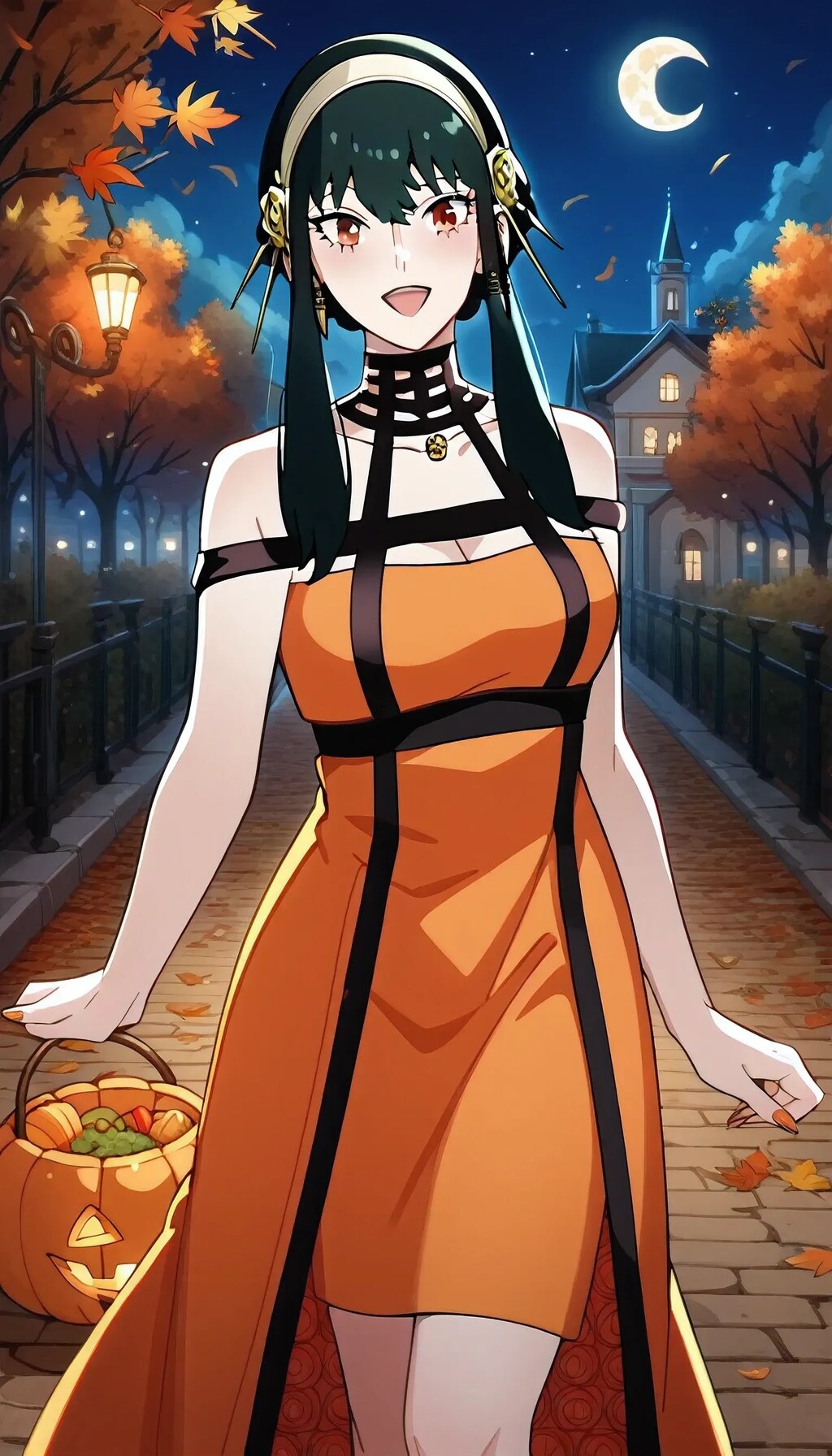 culaith Oíche Shamhna san oíche,