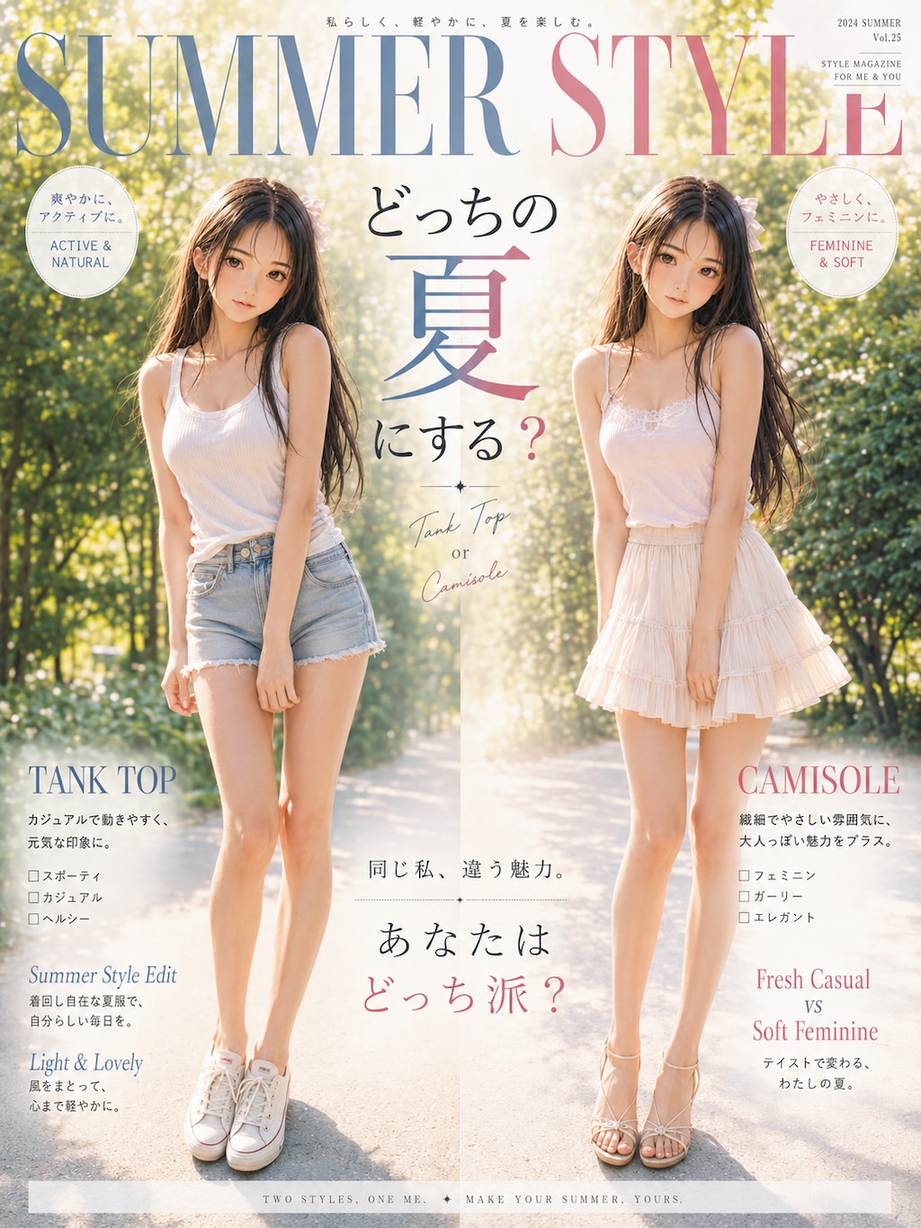 どっちの夏にする？