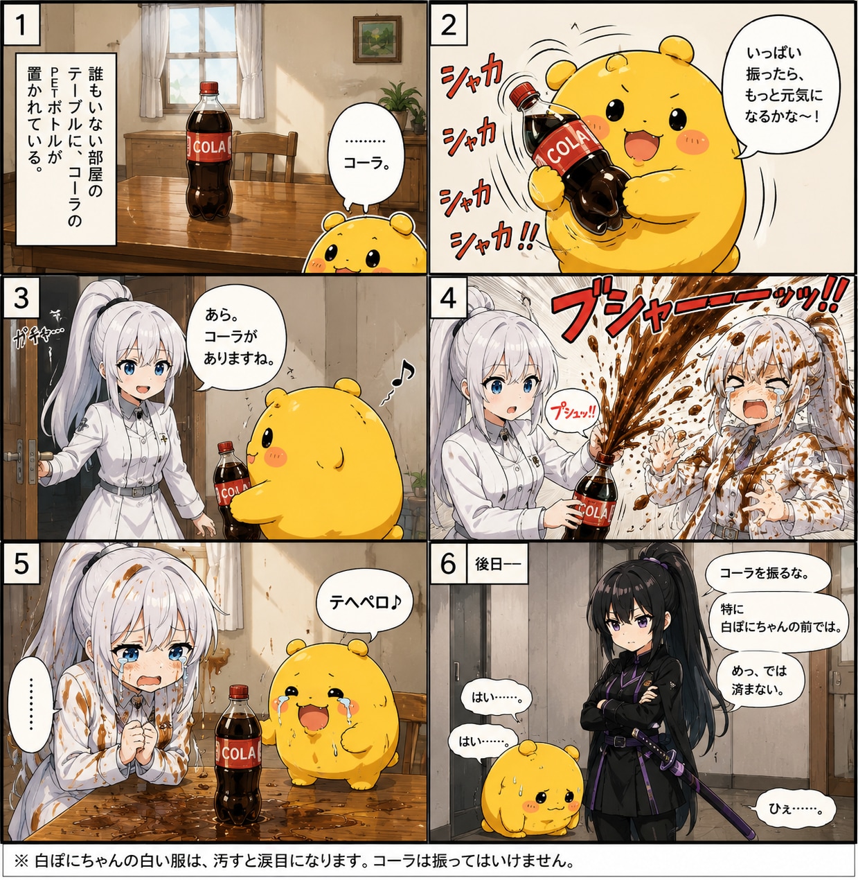白ぽにちゃんと ファットイエロー