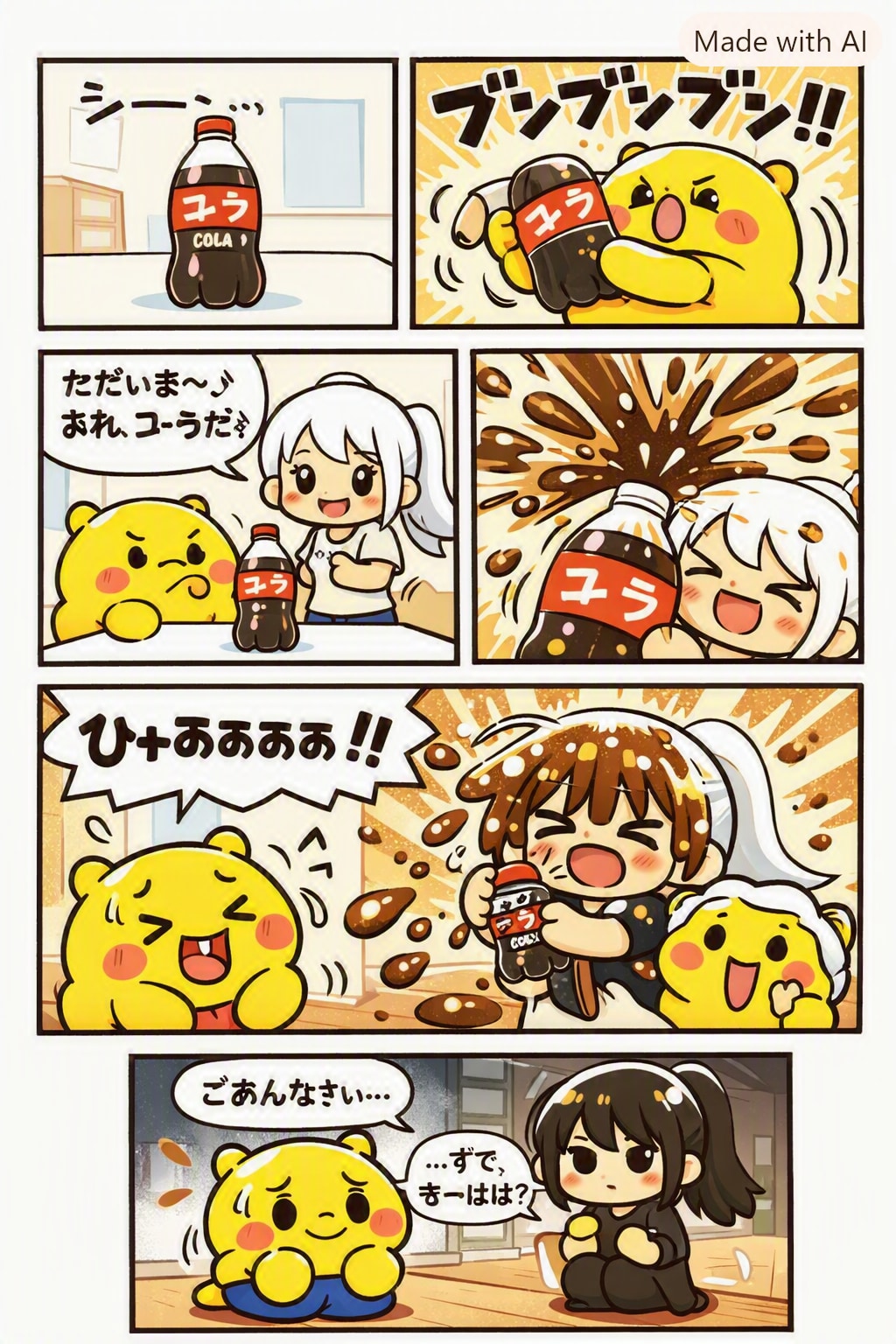 白ぽにちゃんと ファットイエロー