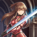 赤鎧の女剣士 2枚目
