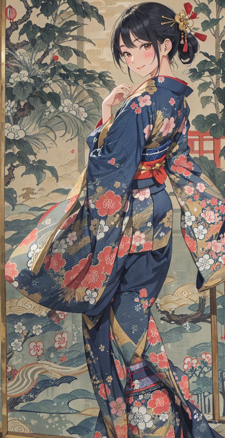 見返り美人