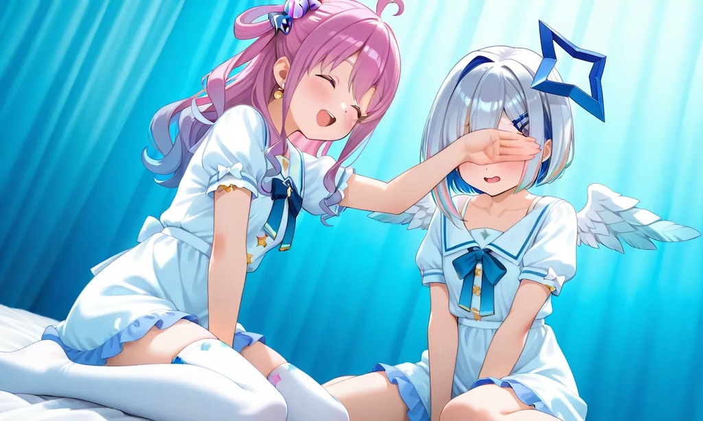 目隠し　ホロライブ