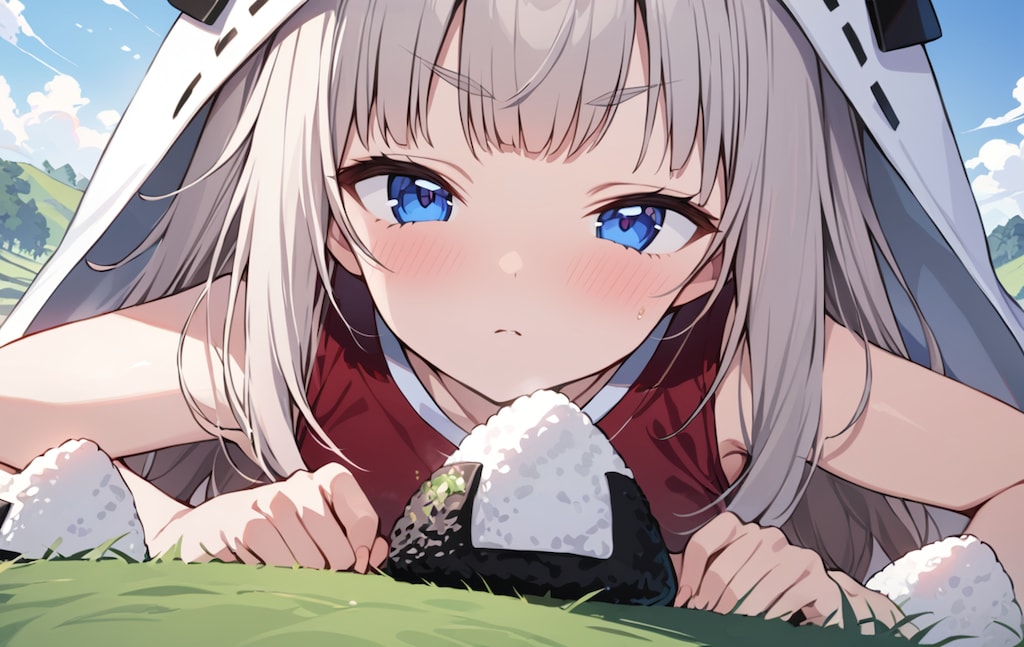 ピクニック中に