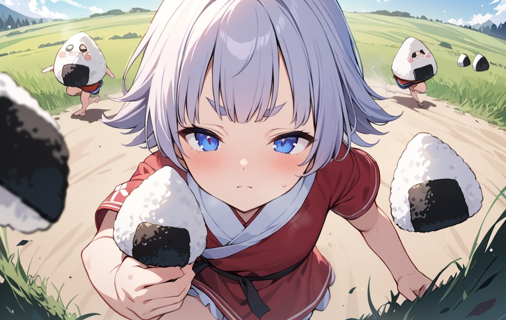 ピクニック中に