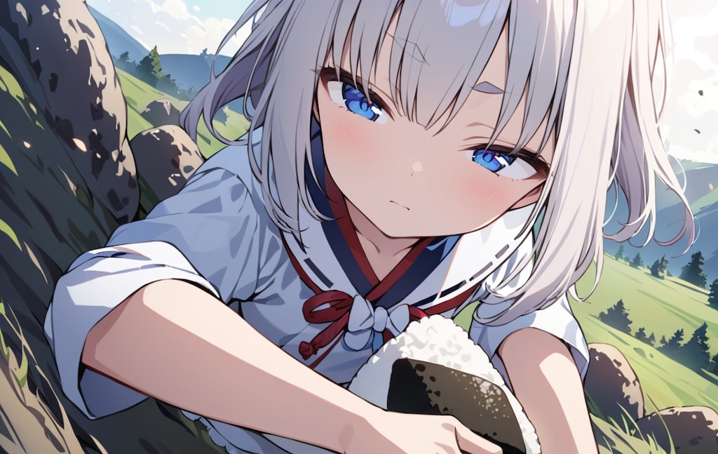 ピクニック中に