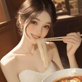 ウエディングドレスを着ると、カレーうどんが食べたくなる奴。 3枚目