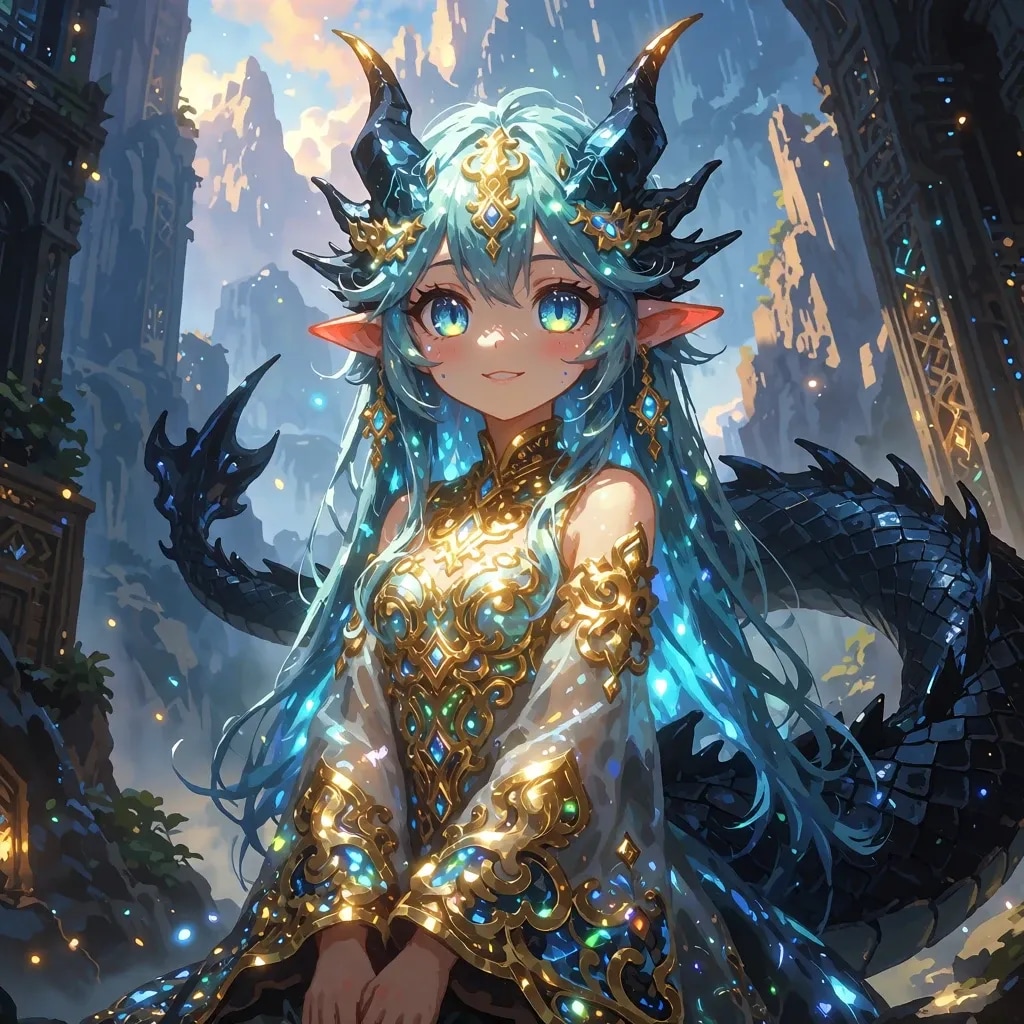 幻想世界の竜娘さん