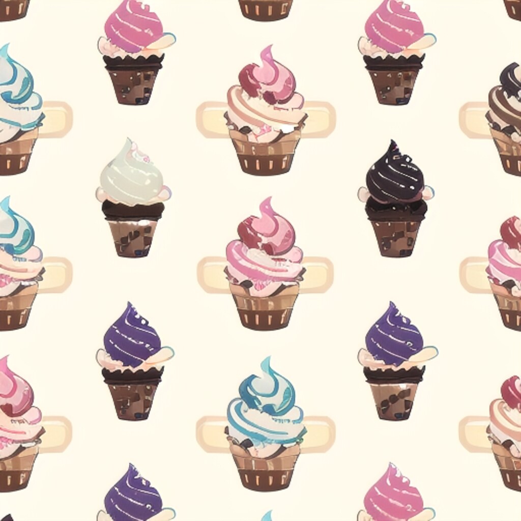 可愛いアイスクリーム