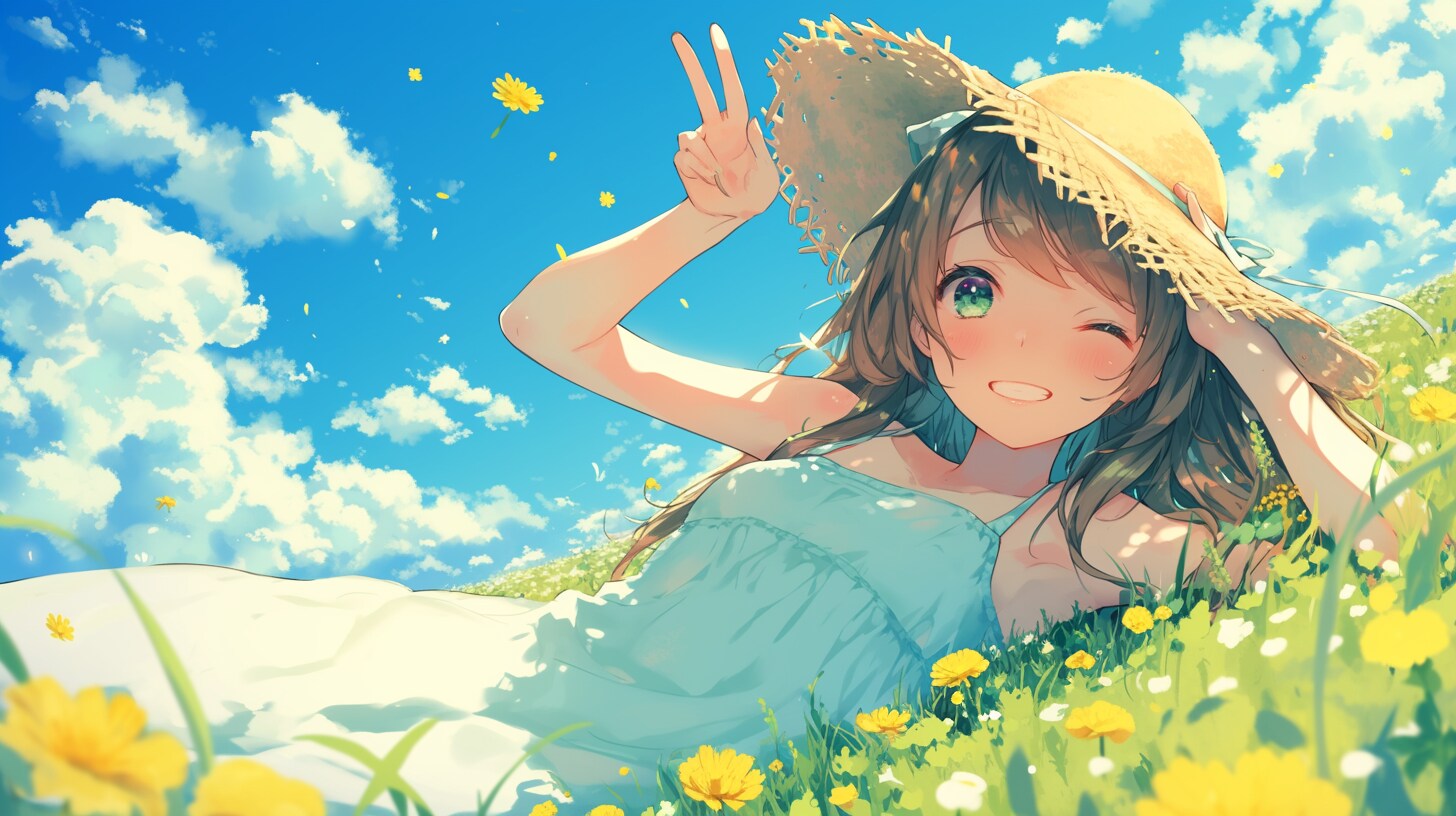 原っぱの小さな太陽