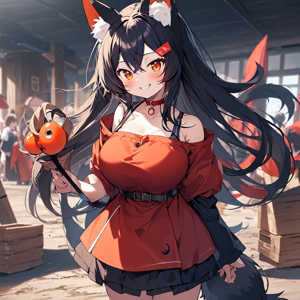 大神ミオっぽいこ（Stable Diffusion作成）