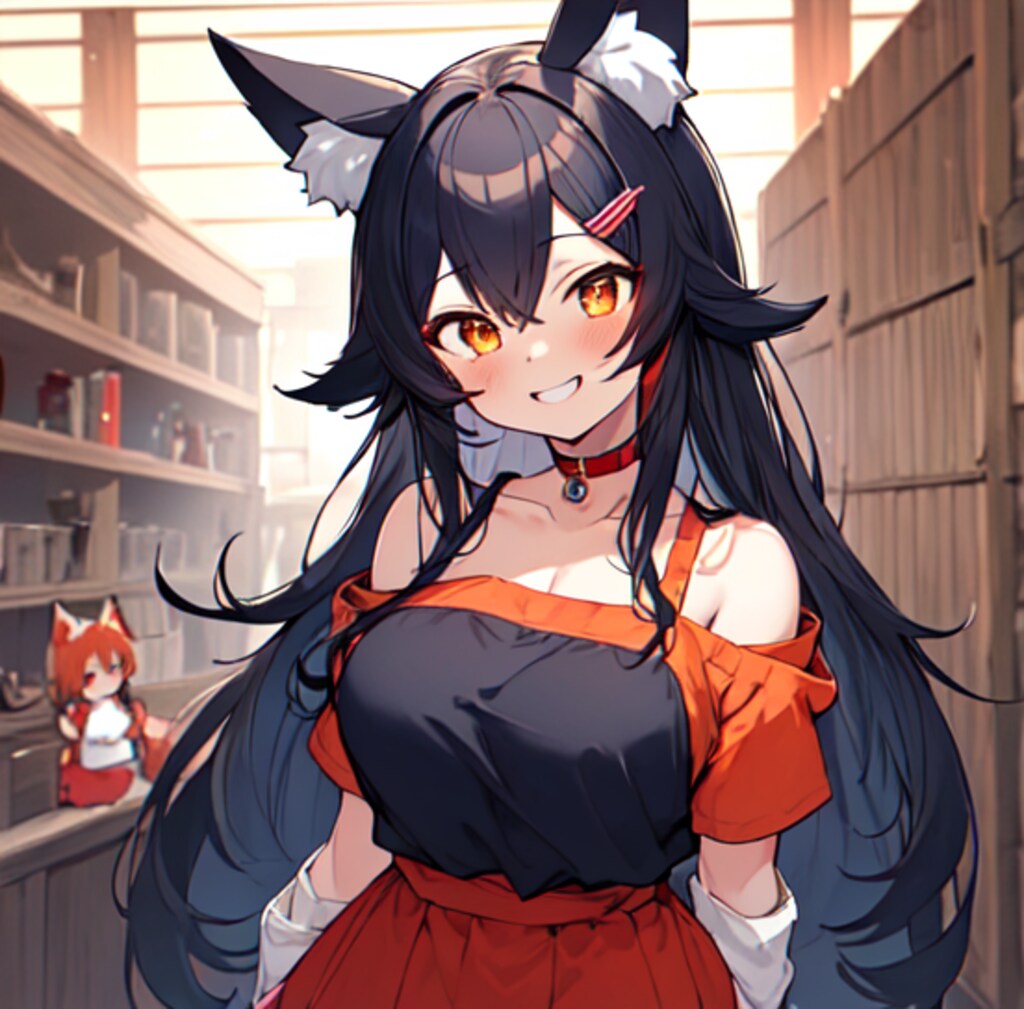 大神ミオっぽいこ（Stable Diffusion作成）