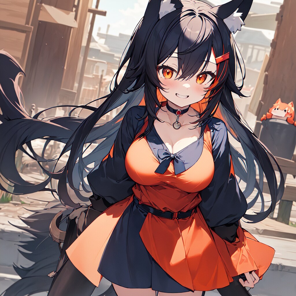 大神ミオっぽいこ（Stable Diffusion作成）