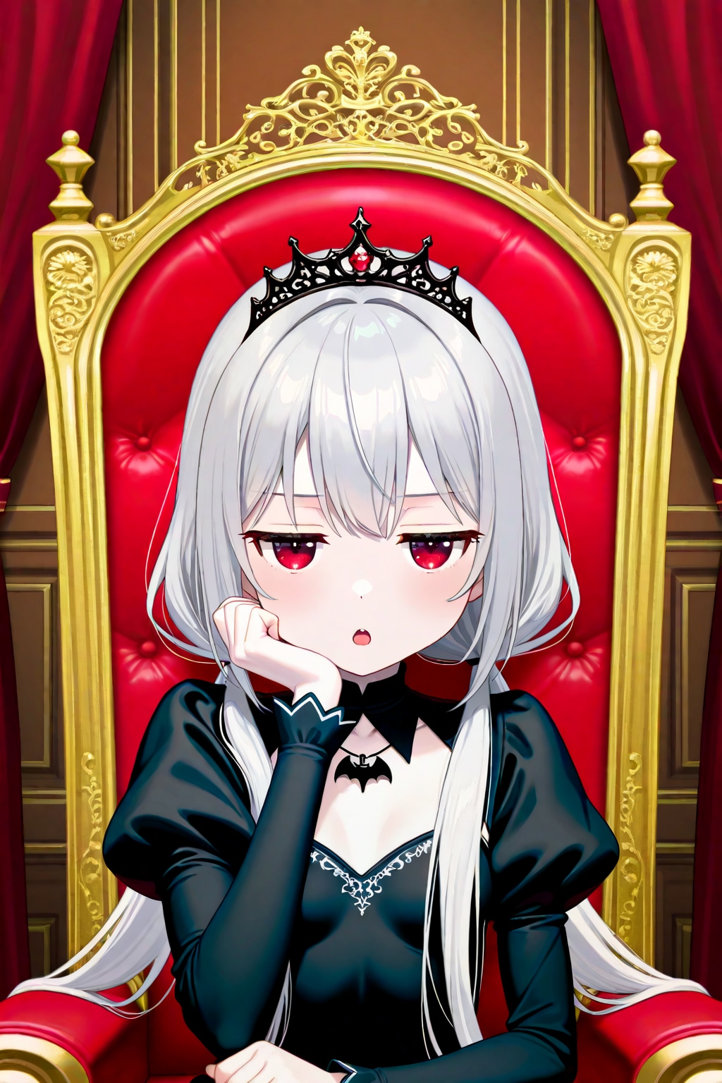 アイちゃんと蝙蝠のネックレス | の人気AIイラスト・グラビア