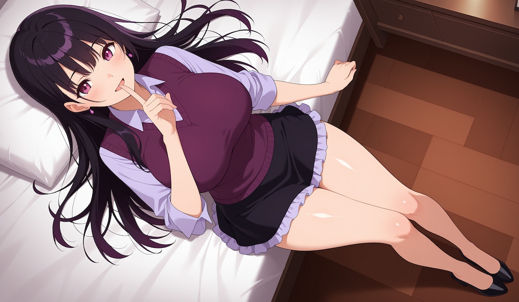 紫衣装の涼音さん