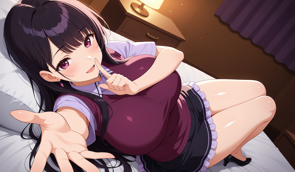 紫衣装の涼音さん