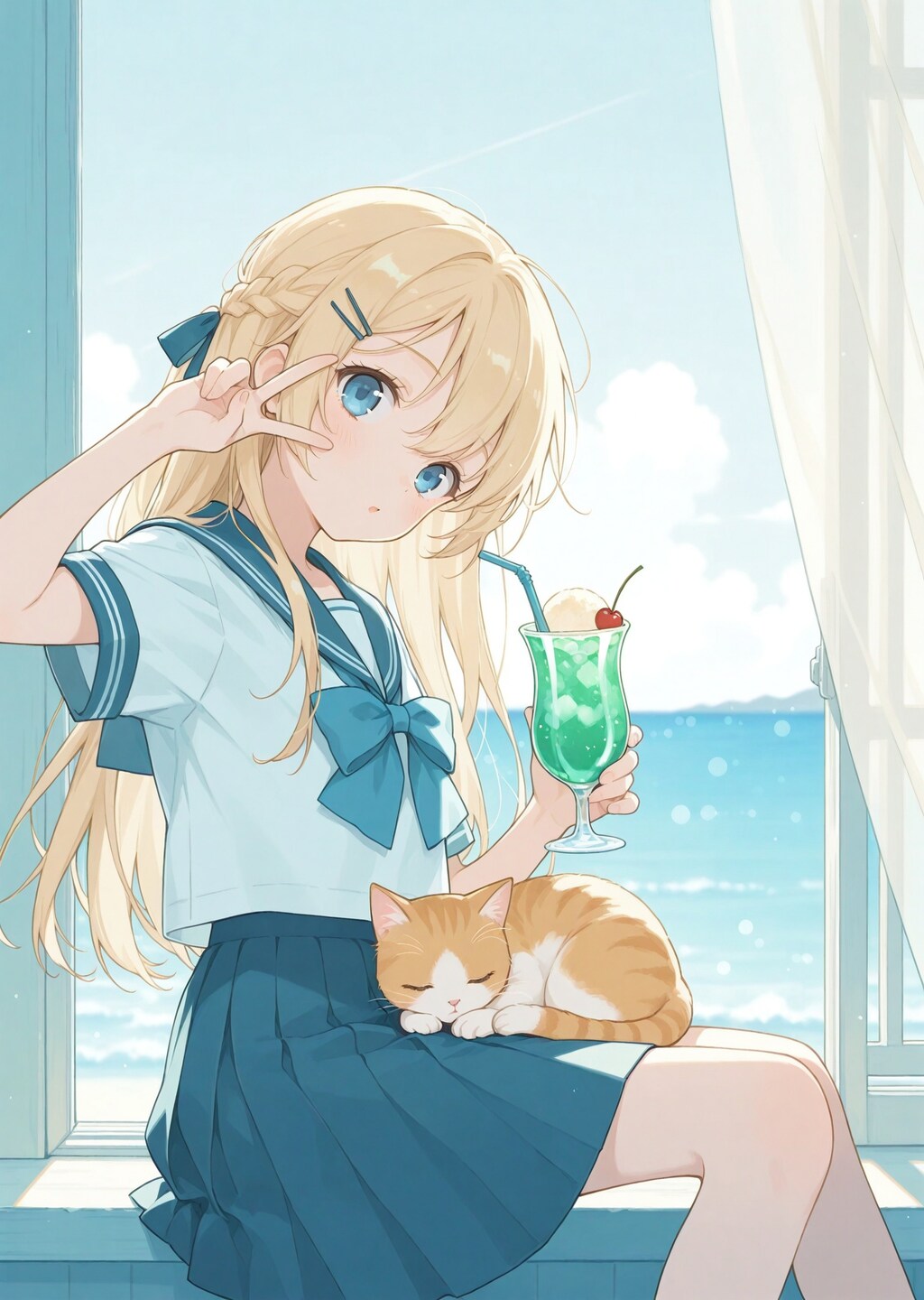 クリームソーダ🍹🐈