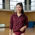 チラ見えジャージブルマっ娘 2枚目