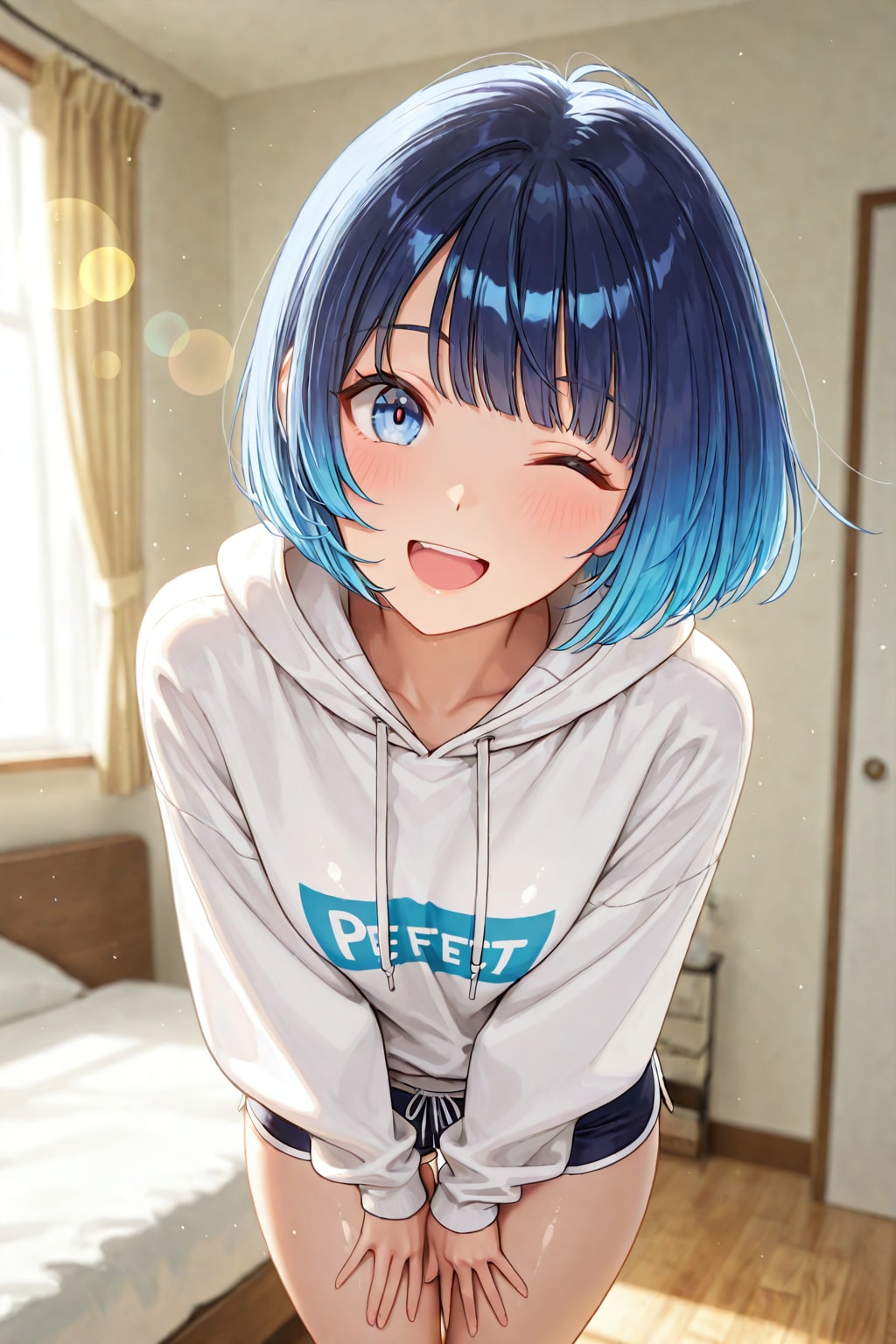 ウィンクするWAVEちゃん | の人気AIイラスト・グラビア