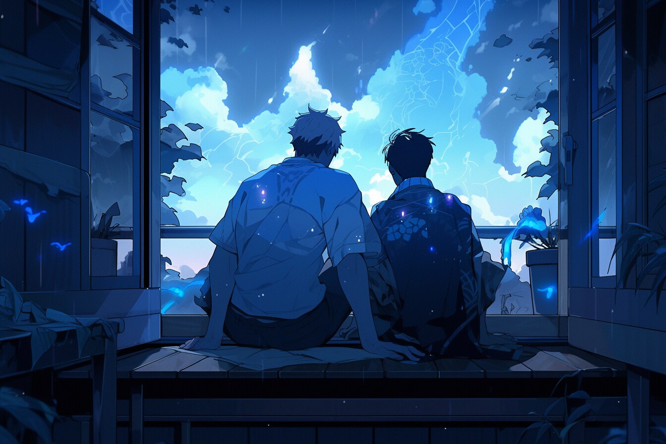 蝉時雨の中の静寂