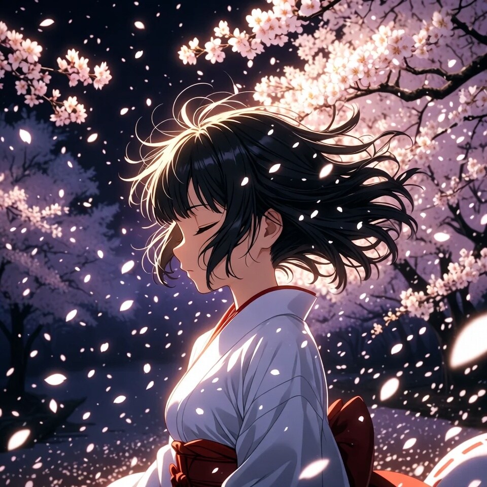 夜桜