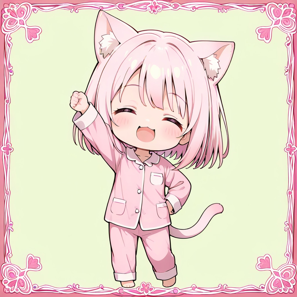 おはようにゃん！ | の人気AIイラスト・グラビア