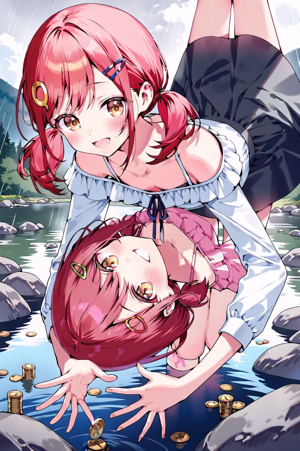 小鈴ちゃんとコインの雨