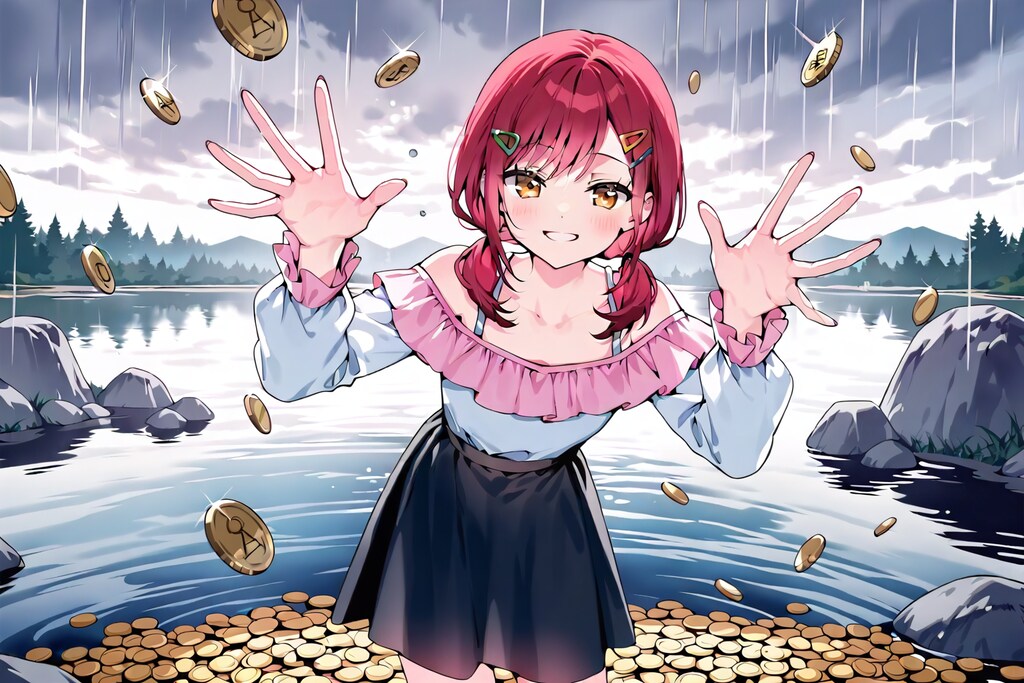 小鈴ちゃんとコインの雨