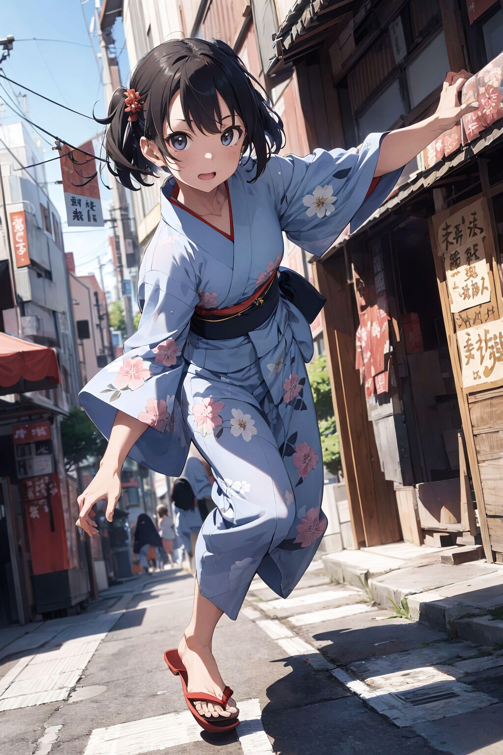 夏祭り楽し...あぶな！！！