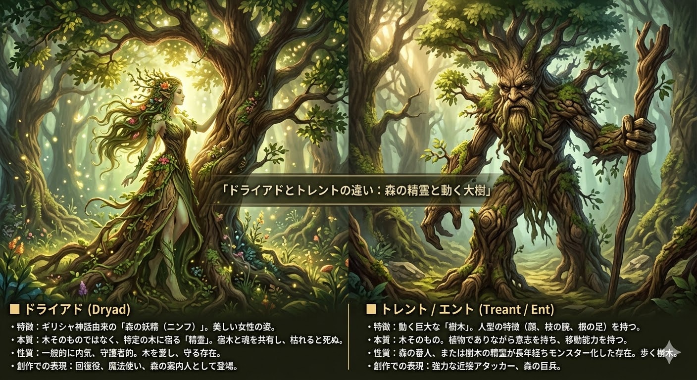 ドライアードとトレントの違い | の人気AIイラスト・グラビア