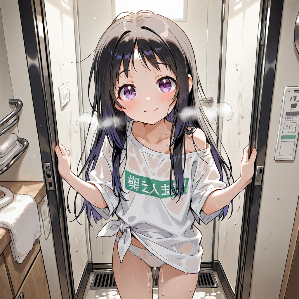 風呂上がりガール