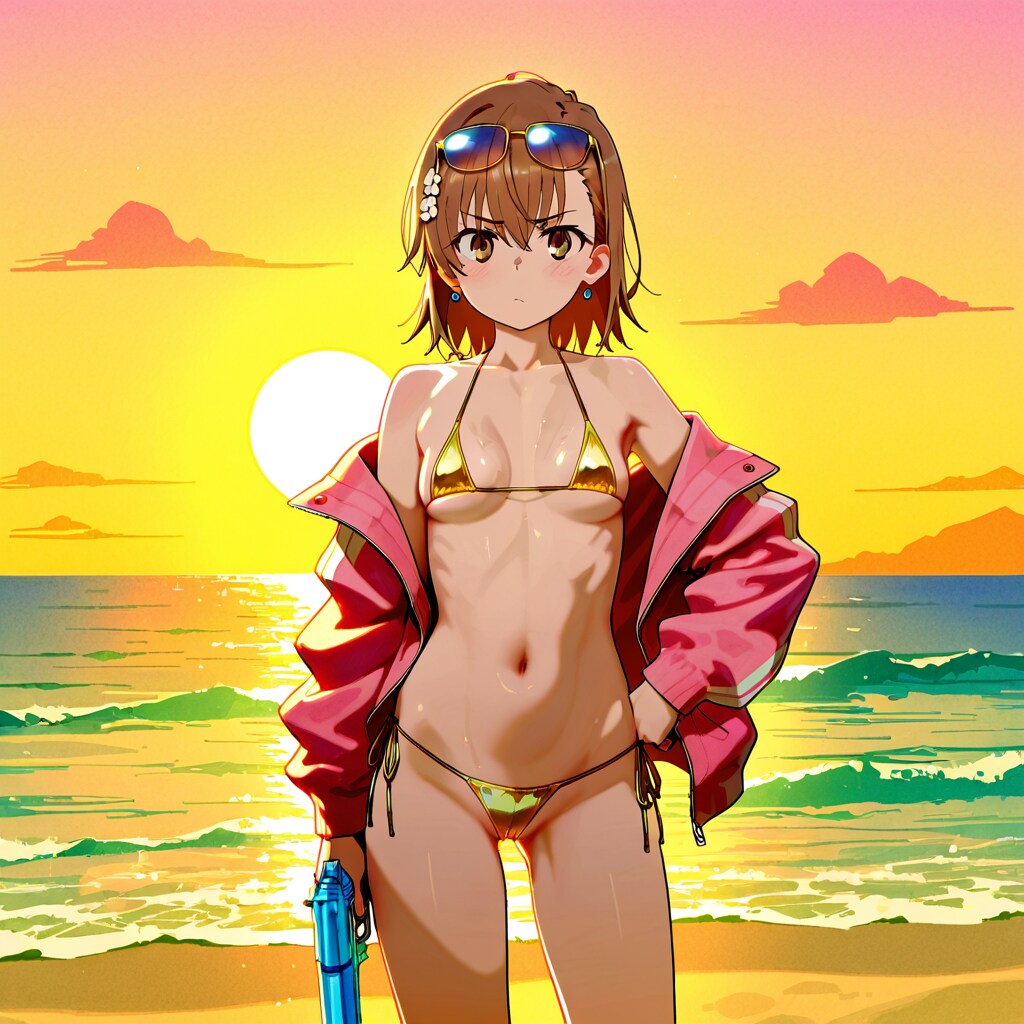 ウオーターバトル（御坂美琴）