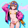 ウオーターバトル（御坂美琴） 2枚目