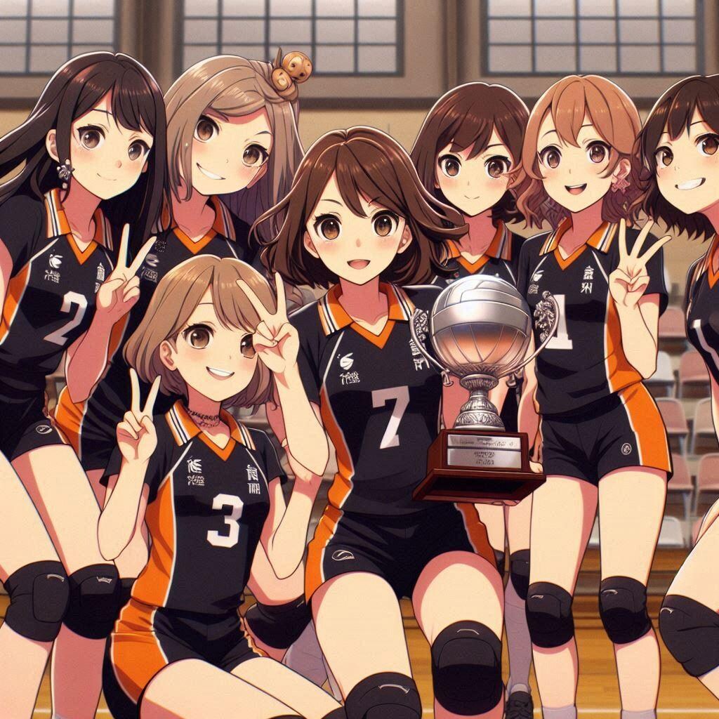 チームワークで優勝