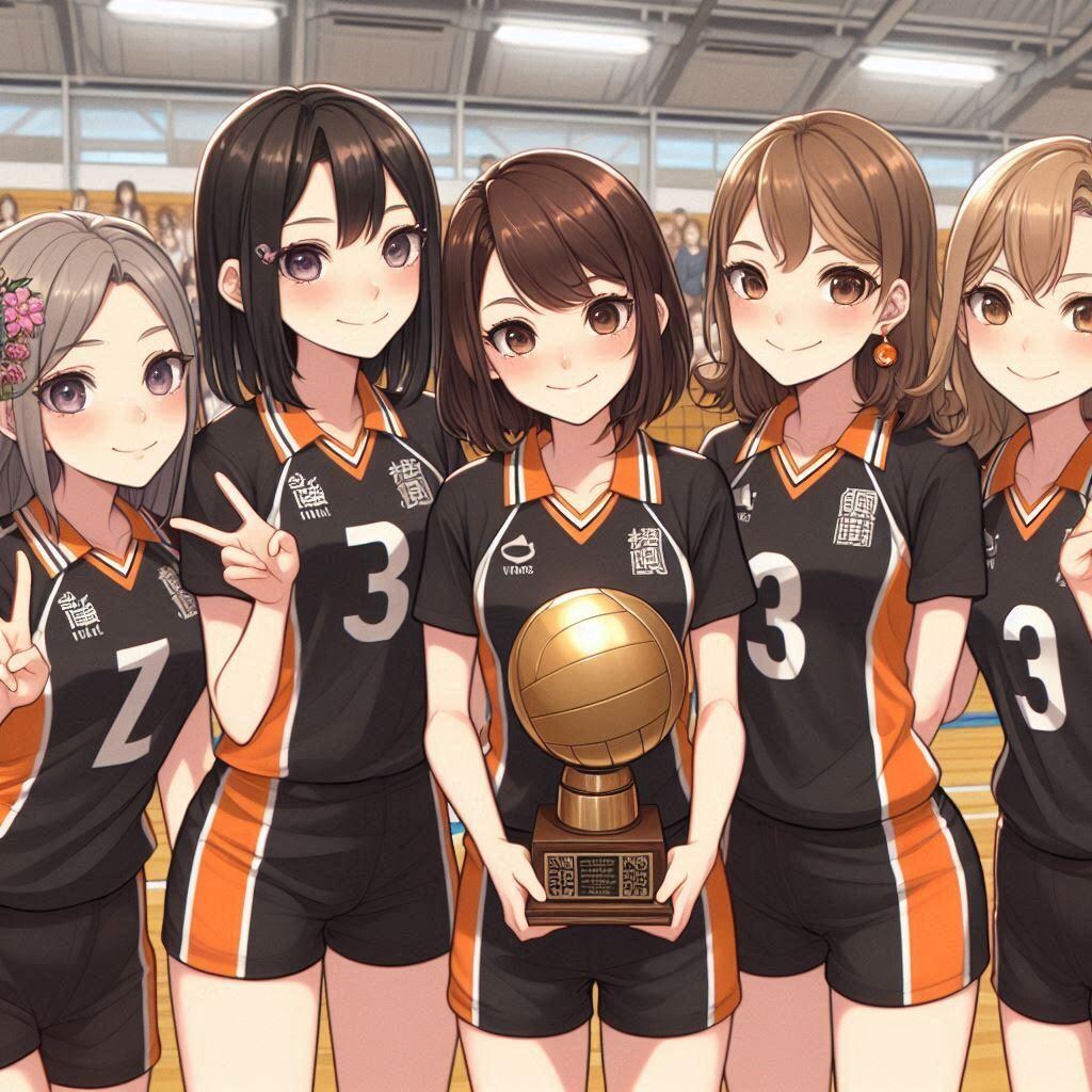 チームワークで優勝