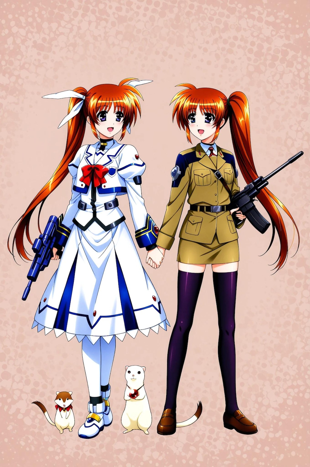 ユーノ➡　なのはそれ質量兵器・・・　なのは➡　あっ・・・う～ん