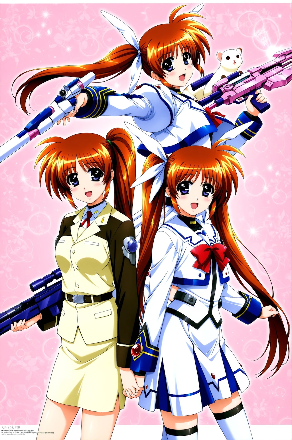 ユーノ➡　なのはそれ質量兵器・・・　なのは➡　あっ・・・う～ん