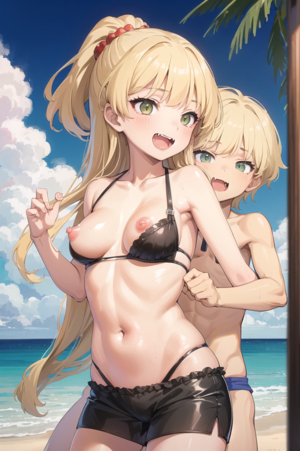 メスガキ先輩VSエロガキ（６枚）