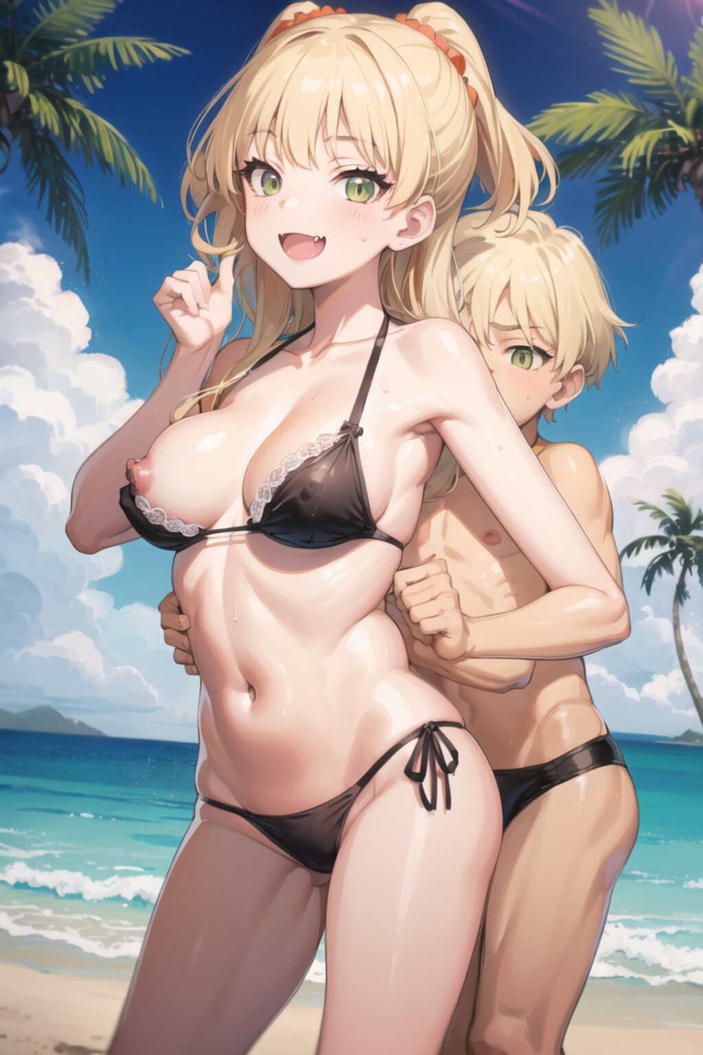メスガキ先輩VSエロガキ（６枚）