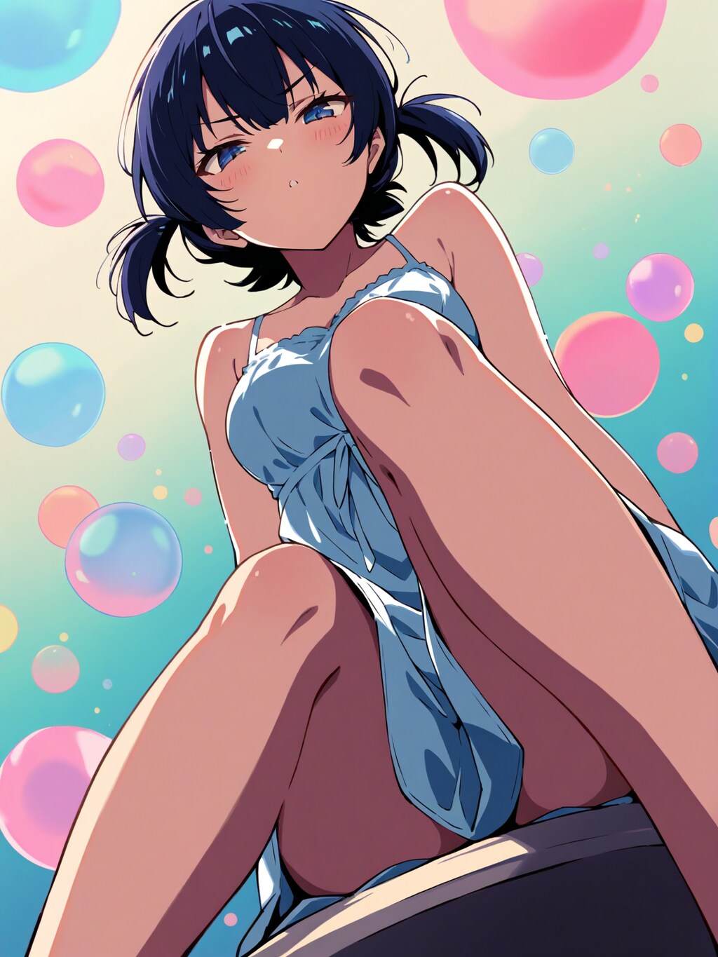 カラフル泡