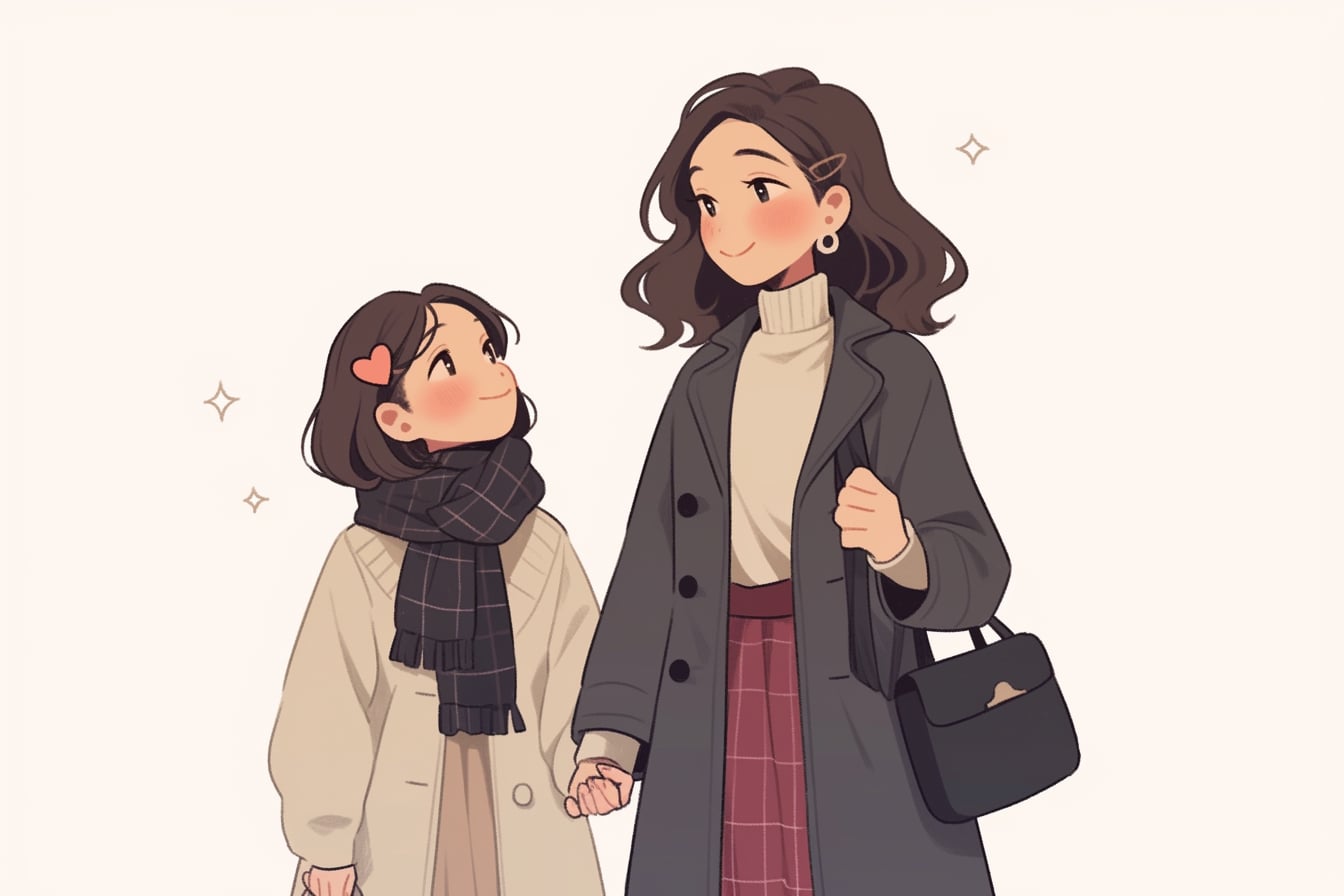 母と娘191 | の人気AIイラスト・グラビア