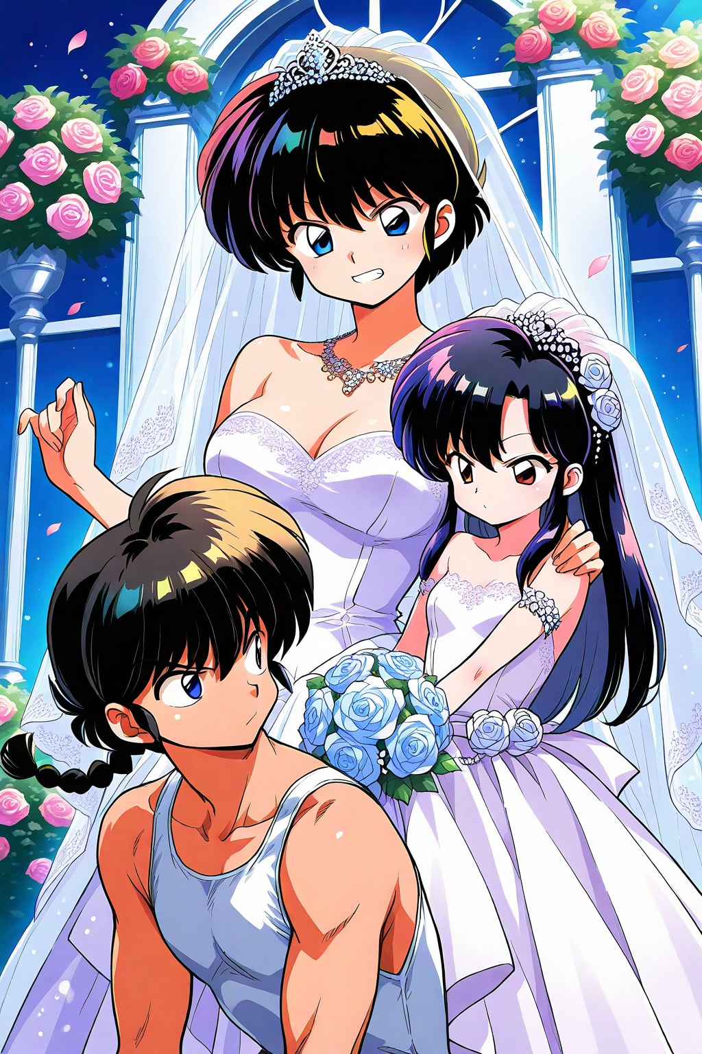 天道なびき結婚式 | の人気AIイラスト・グラビア