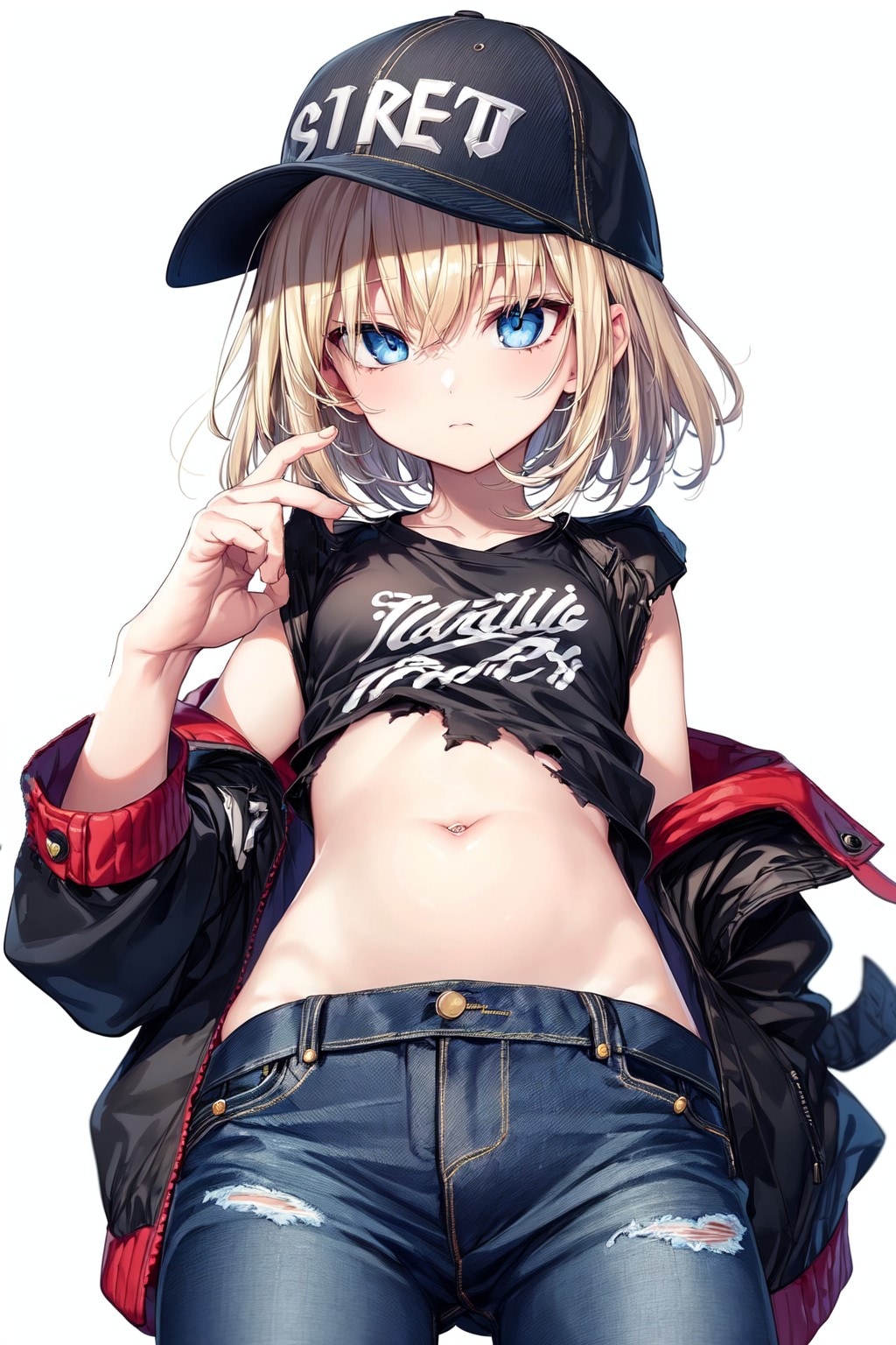 ストリート系な女の子