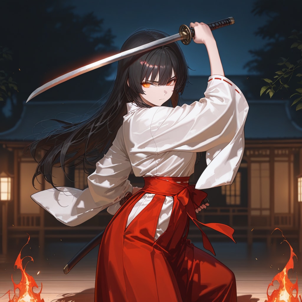 巫女 | の人気AIイラスト・グラビア