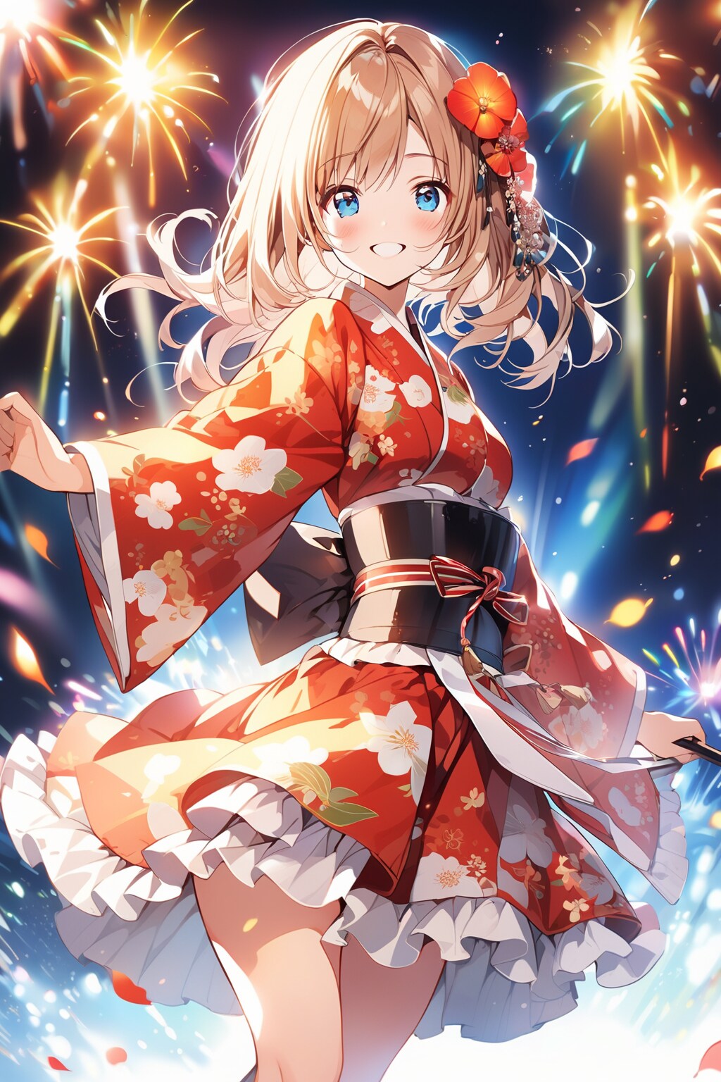 キラキラ着物 | の人気AIイラスト・グラビア