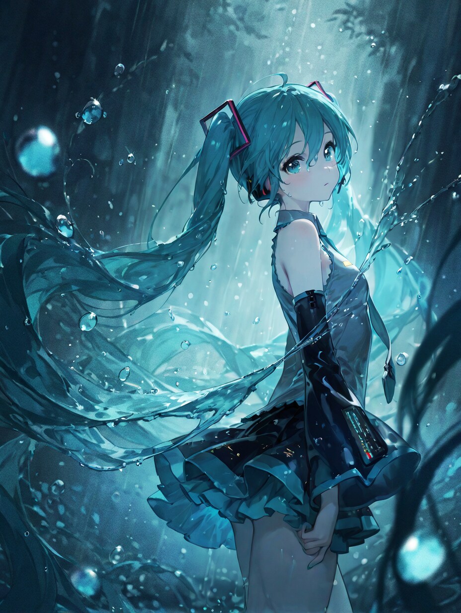 水滴 | の人気AIイラスト・グラビア