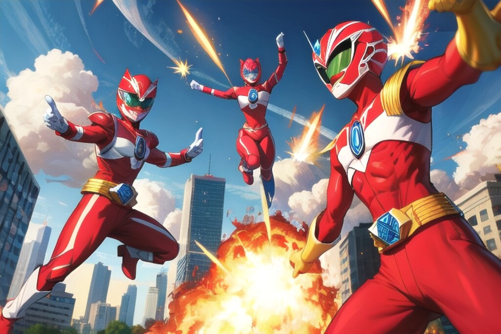 レッドばかりの戦隊